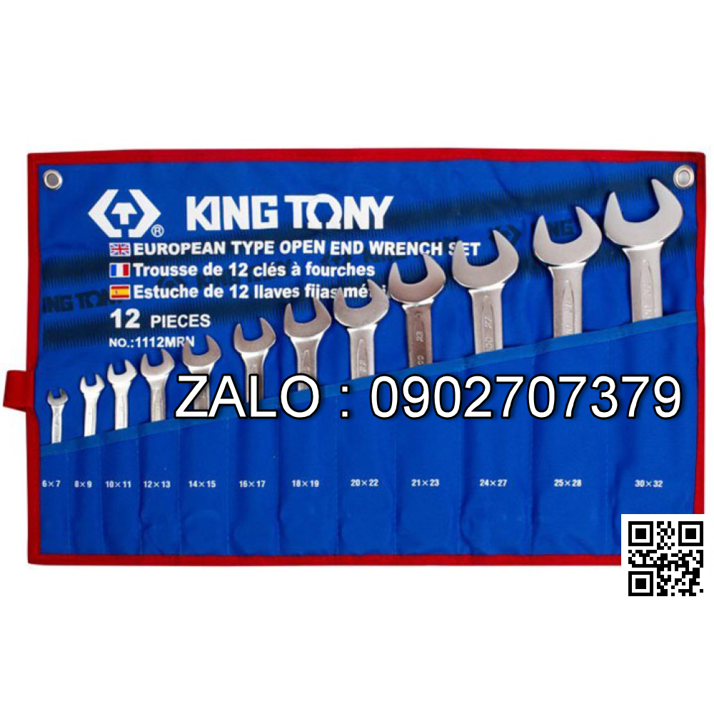 8-22mm bộ hai đầu miệng 6 cái Kingtony 1306MR