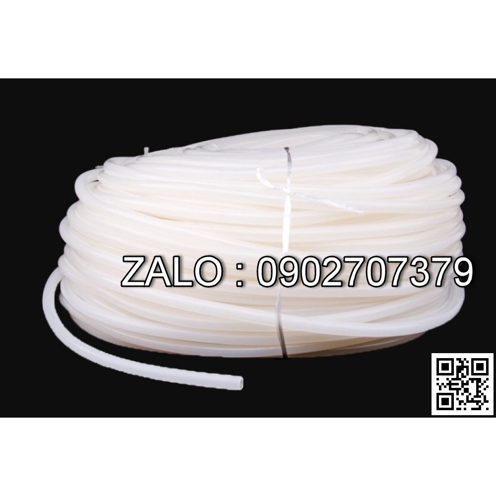 Ống Silicone Trắng Đục Chịu Nhiệt 4Mm, 14Mm