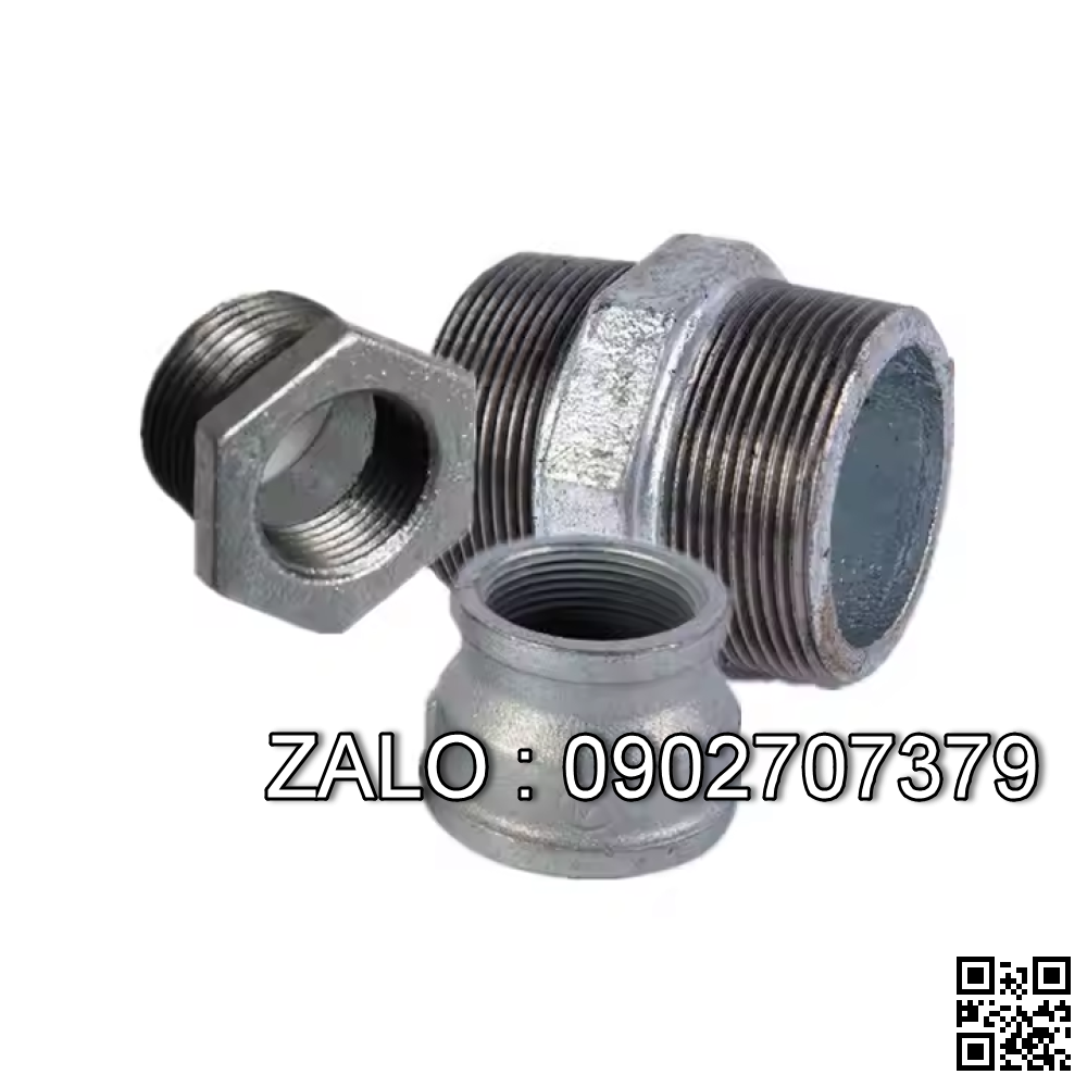 Nối thép mạ kẽm giảm MS 60/34
