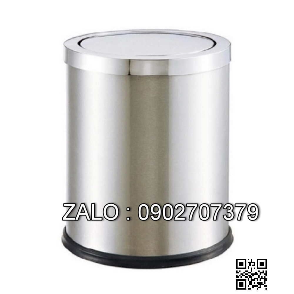 Thùng rác inox nắp bập bênh A36-H