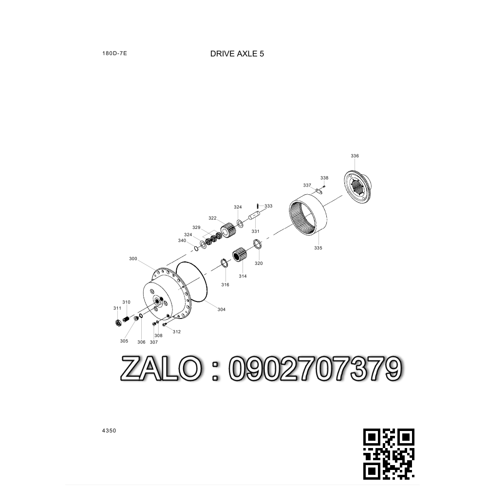 Lò xo dùng cho phanh xe nâng hyundai ZGBJ-00037