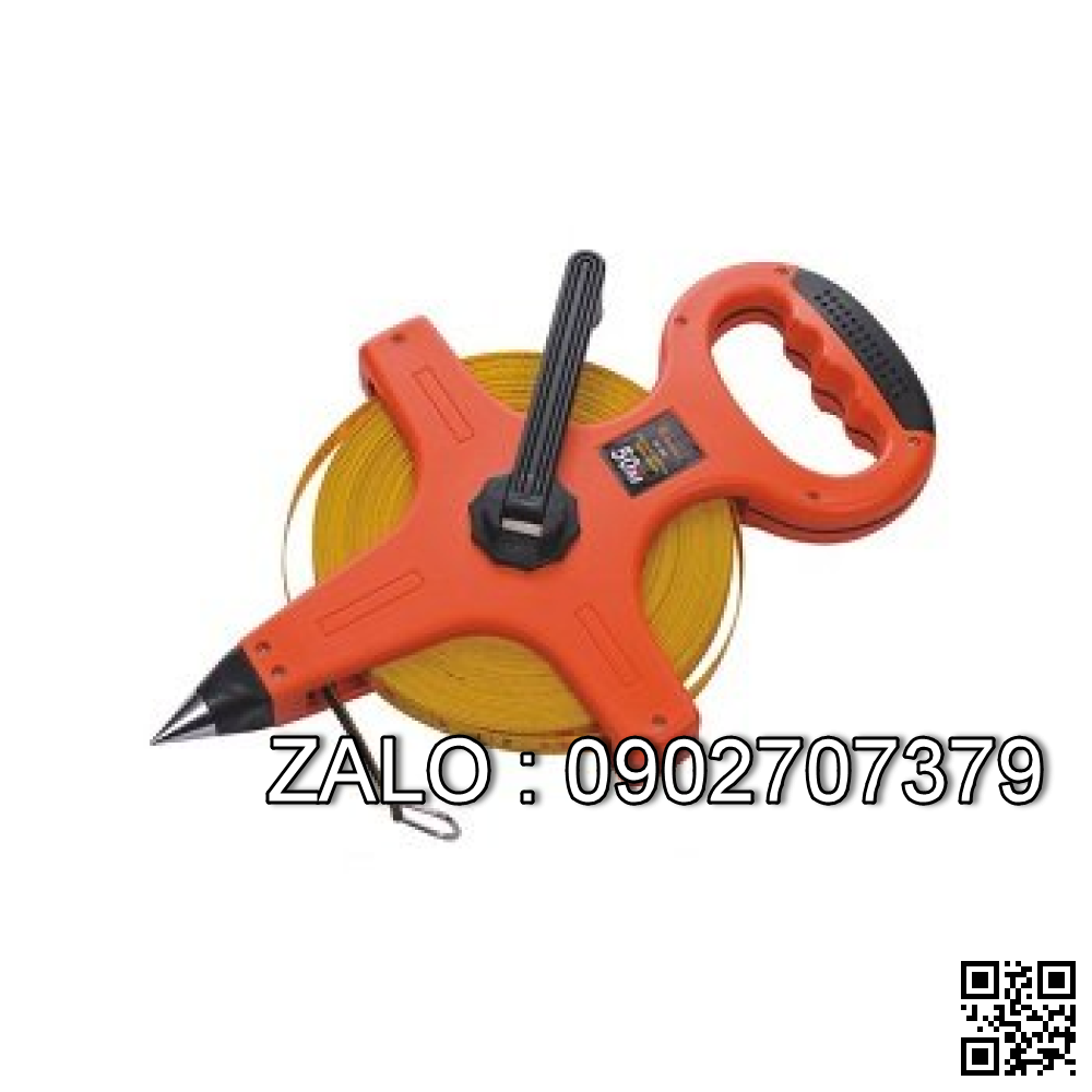 Thước dây sợi thủy tinh Asaki 50m Có tay cầm AK-0395