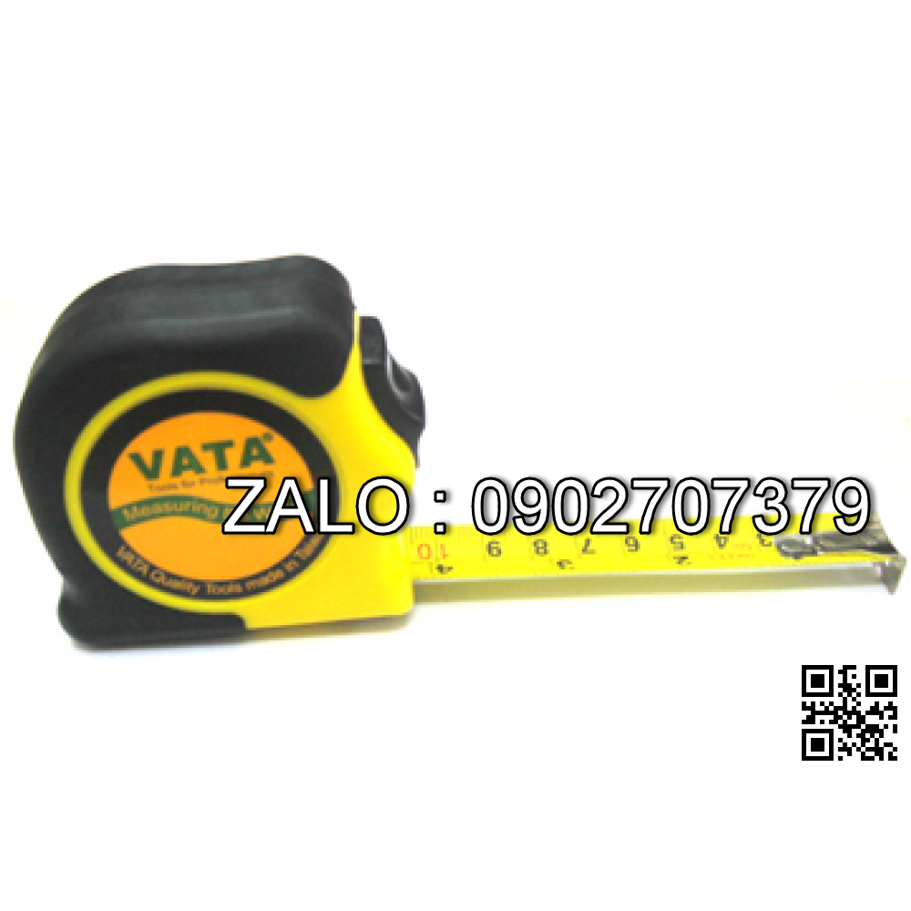 Thước dây Thép VATA 3M vỏ chống trơn nền vàng 18-50103