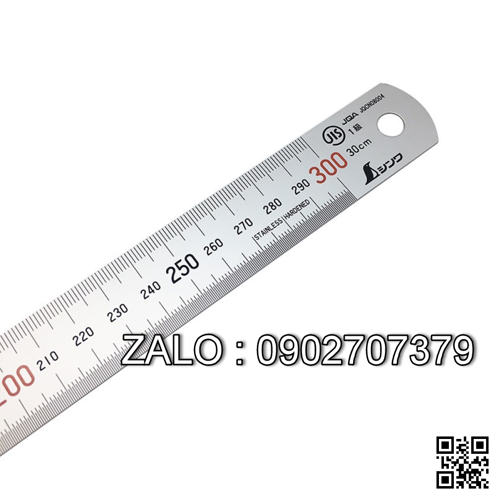 Thước lá Inox Shinwa 12
