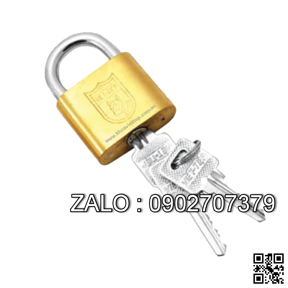 Khóa treo đồng bấm 01481