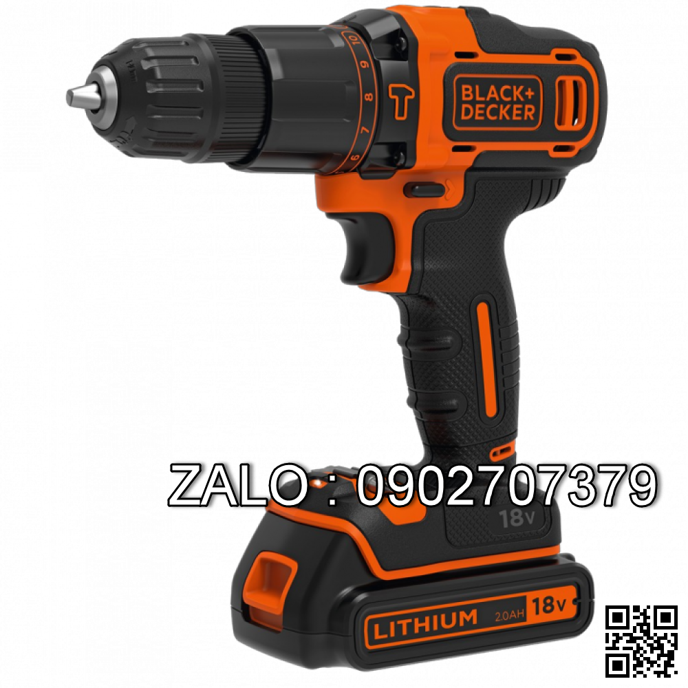 Máy khoan pin Black&Decker BDCHD18K 18V