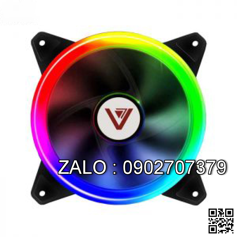 Fan Case V203B LED ARGB (Tự Chuyển Màu)