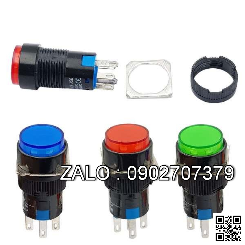Nút nhấn đen thường mở XB4BA21