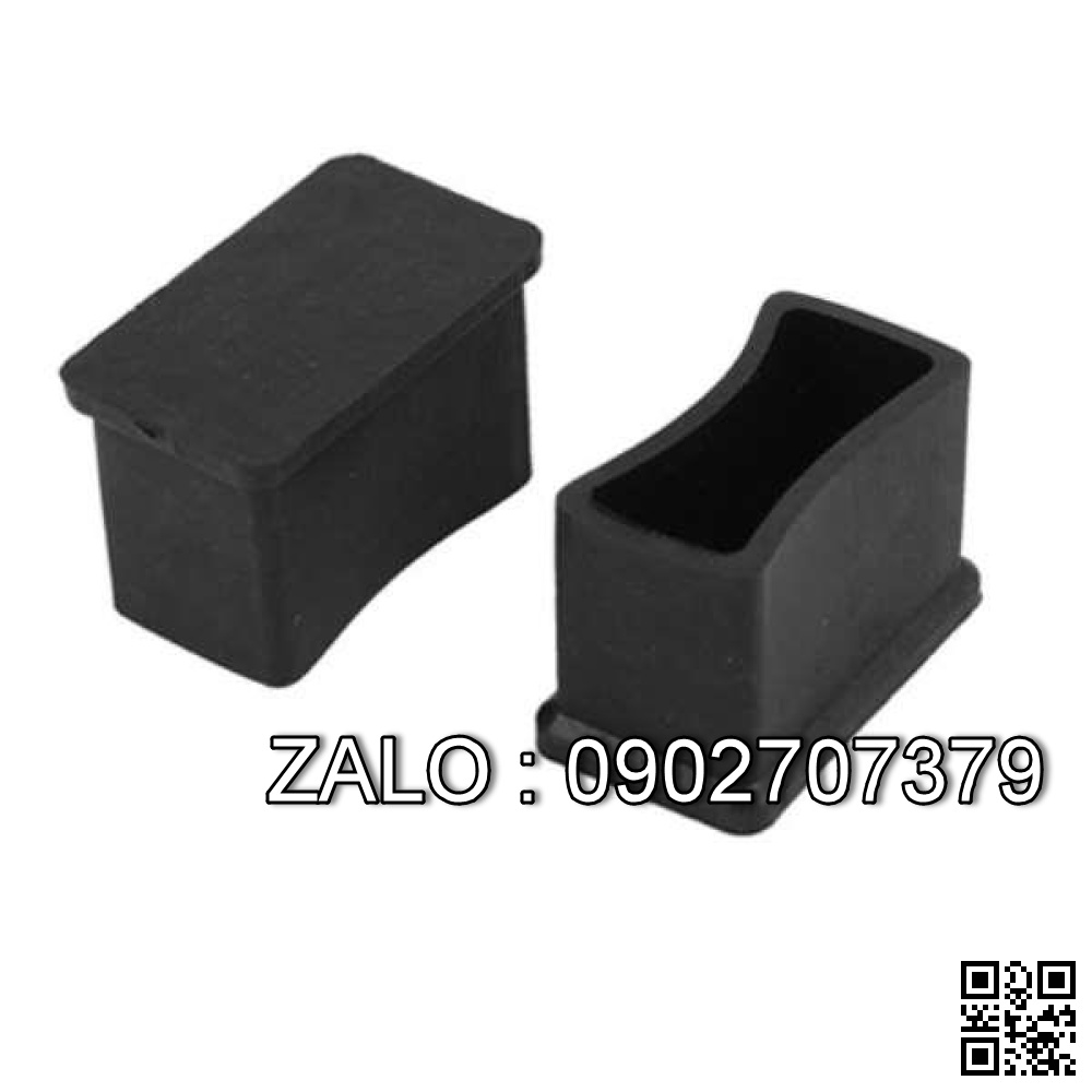 Nút cao su bọc chân ghế vuông 20x40mm