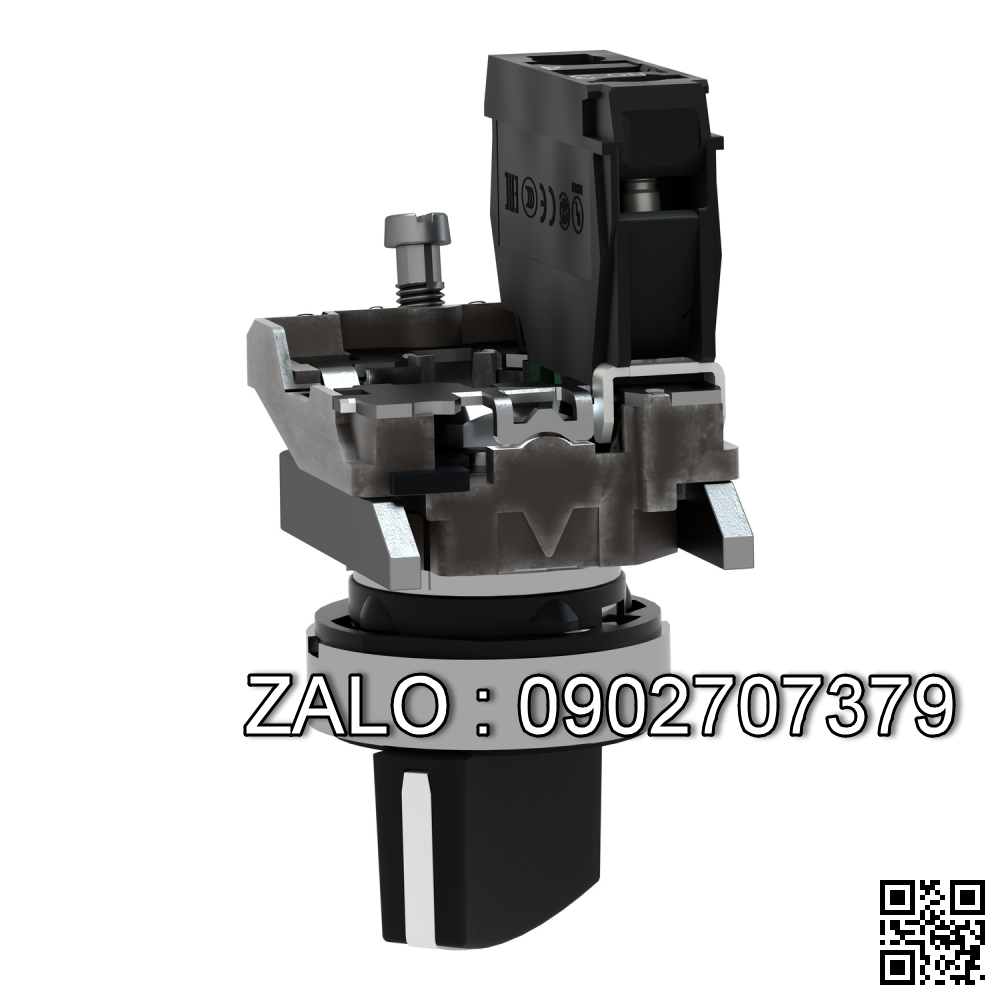 Công tắc xoay 2 vị trí tự hồi XB4BD41, NO, phi 22