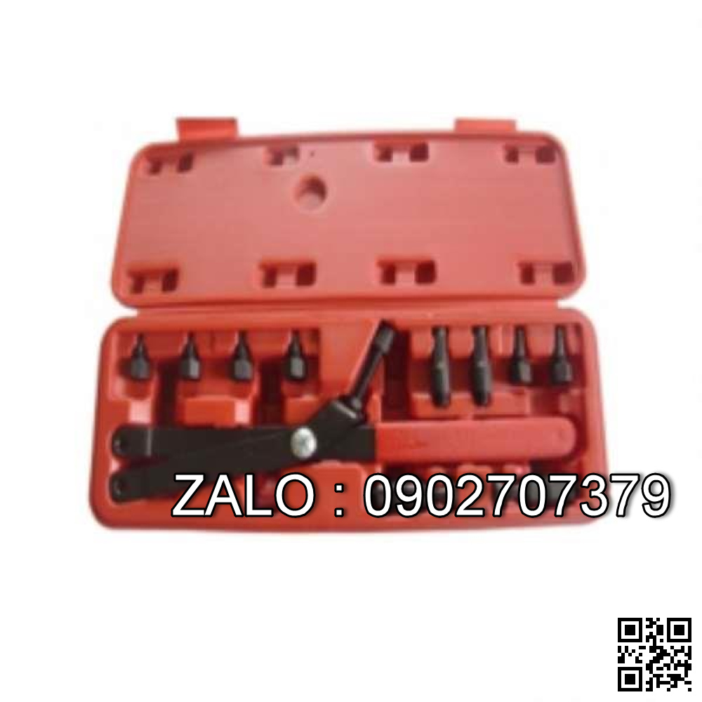 Bộ taro tạo ren trong và ngoài 40 chi tiết GDC07 đỏ