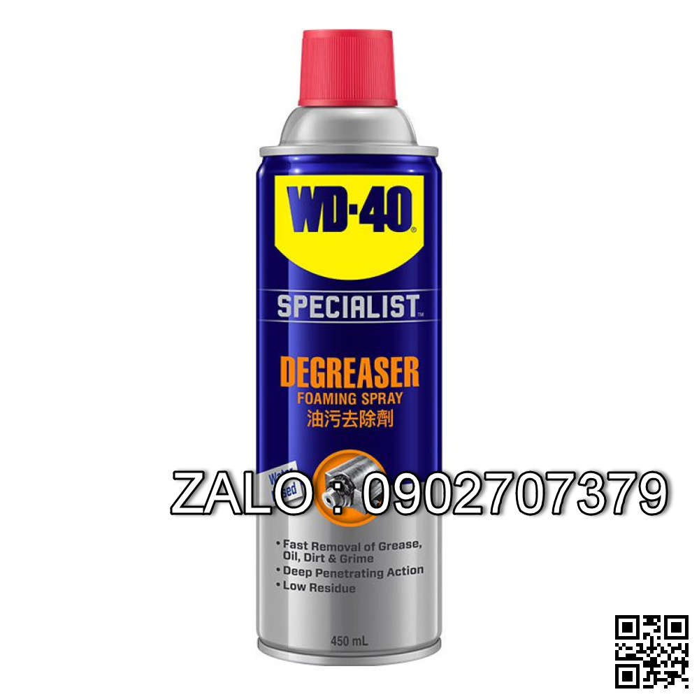 Chai xịt tẩy rửa dầu mỡ WD-40 Degreaser 450ml