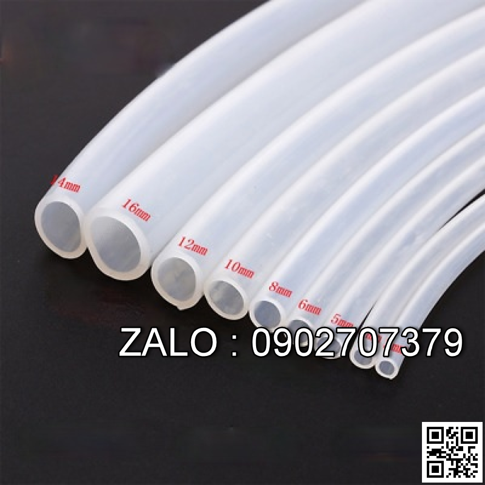 Ống silicon chống gập phi 12mm