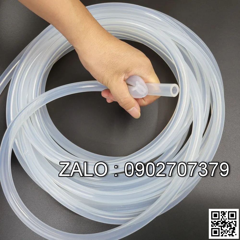 Ống silicon ống silicone trong suốt phi 6mm