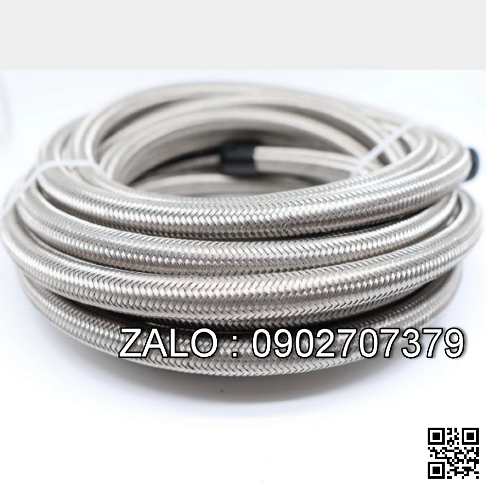 Ống teflon ptfe vỏ lưới inox 1/4 inch