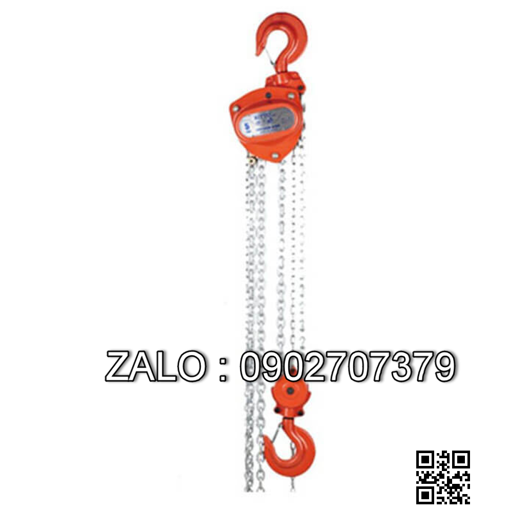 Palang Xích Kéo Tay NITTO 1 Tấn 5 Mét