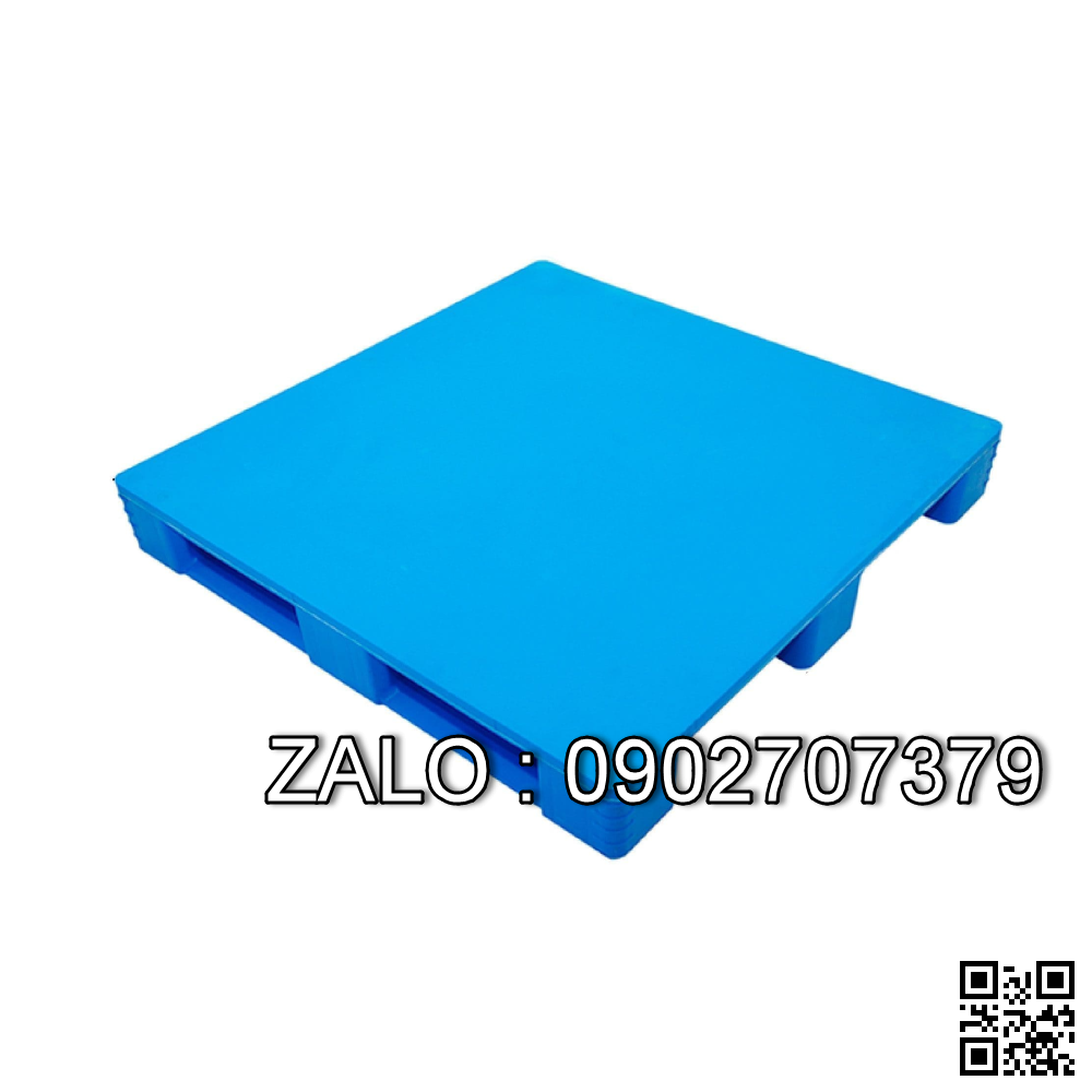 Pallet nhựa một mặt kín 1000x600x100mm
