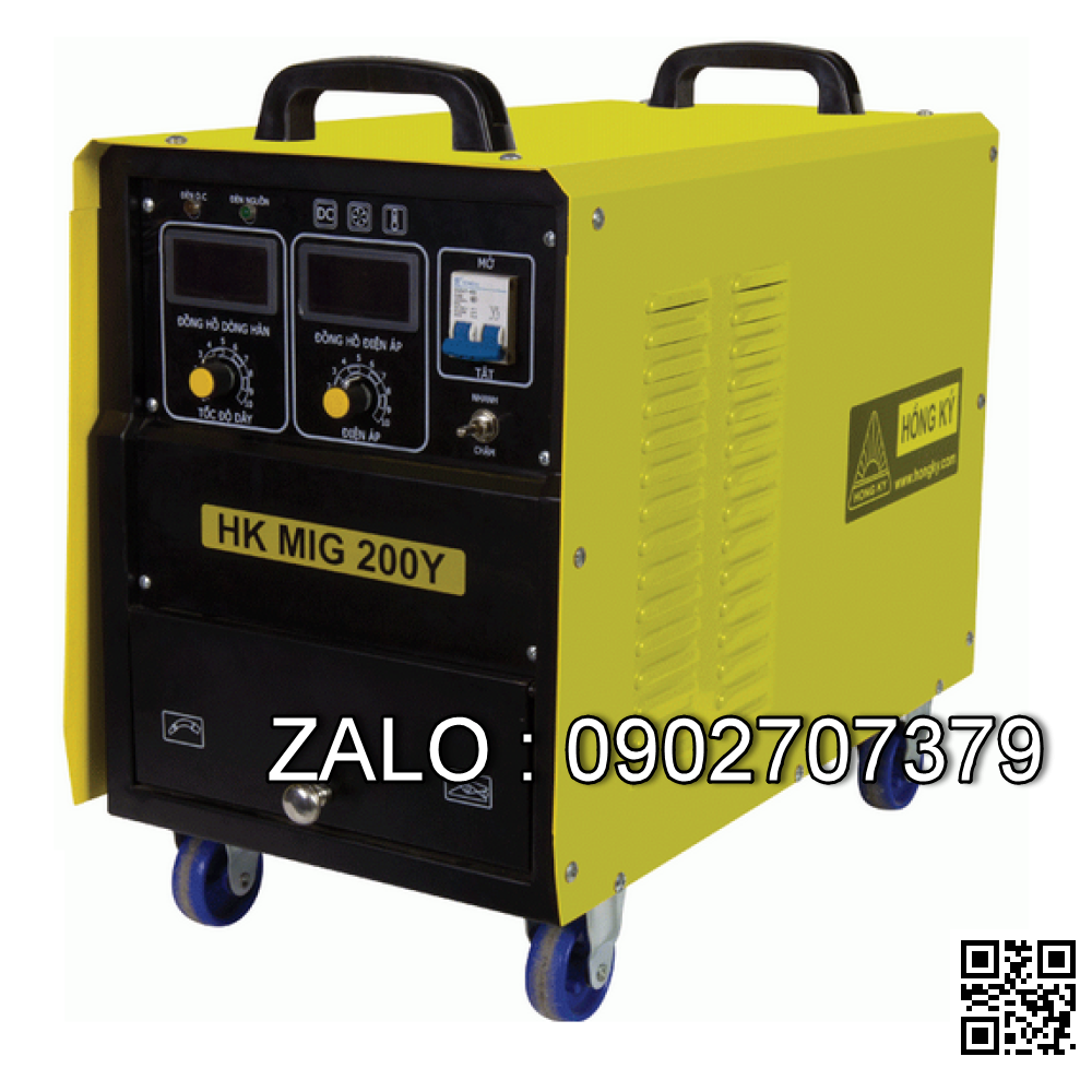 Máy Hàn Mig Hồng Ký HKMIG200Y-INV 200A - 220V
