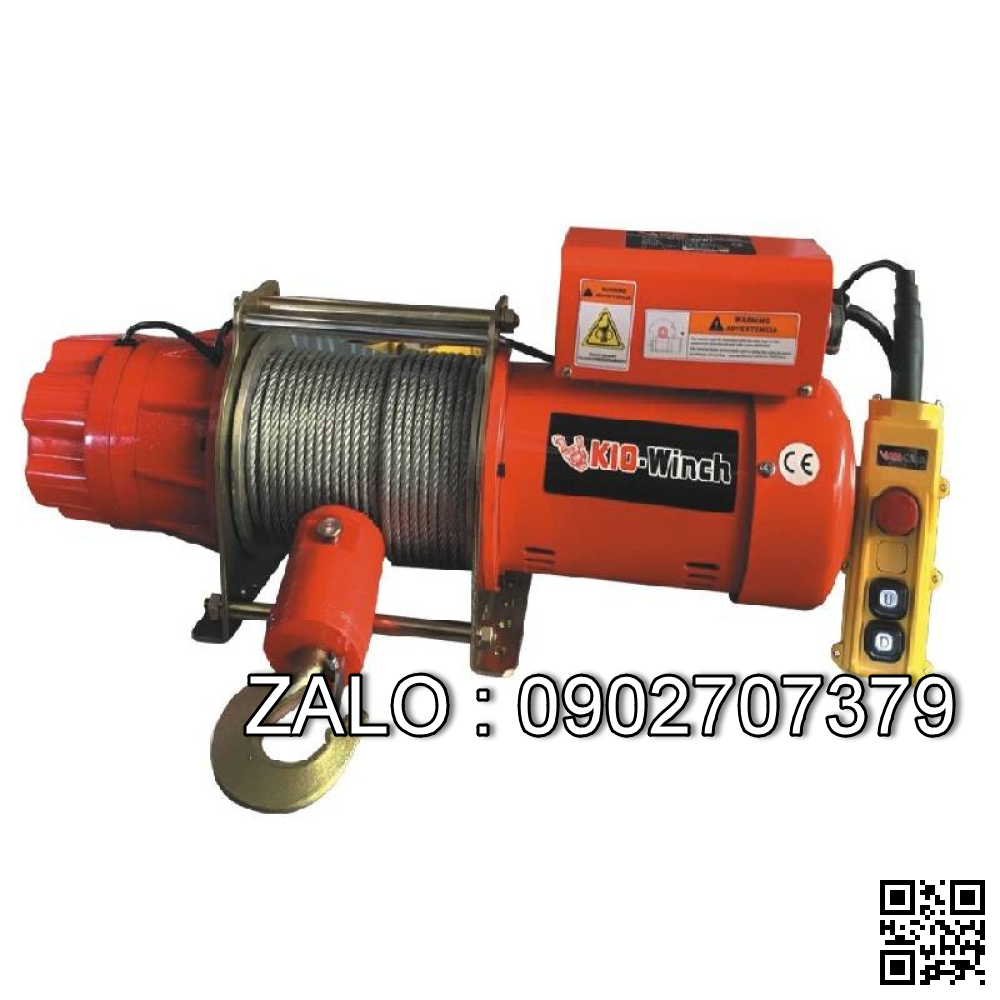 
Tời điện Kio-Winch-500(Tải trọng 500Kg. Chiều cao nâng hạ 30m)