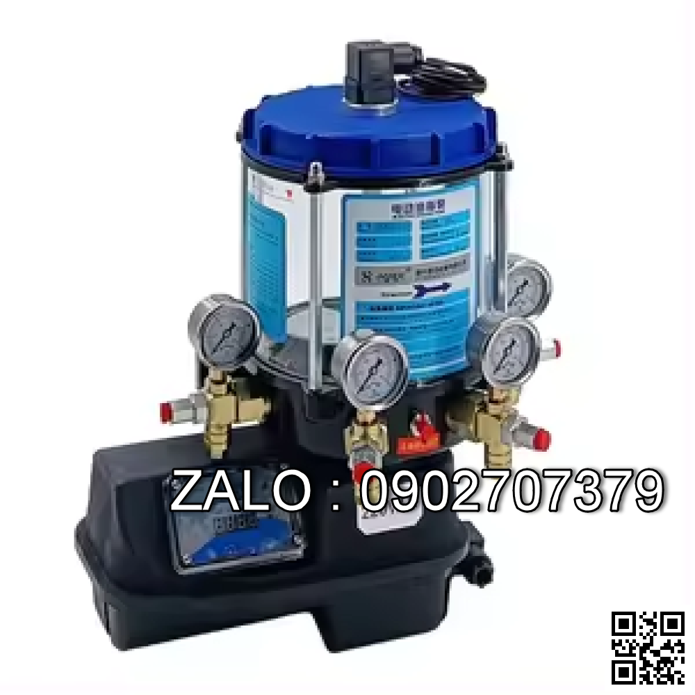 Bơm mỡ tự động Jianhe DBS 24V 4 ngõ ra