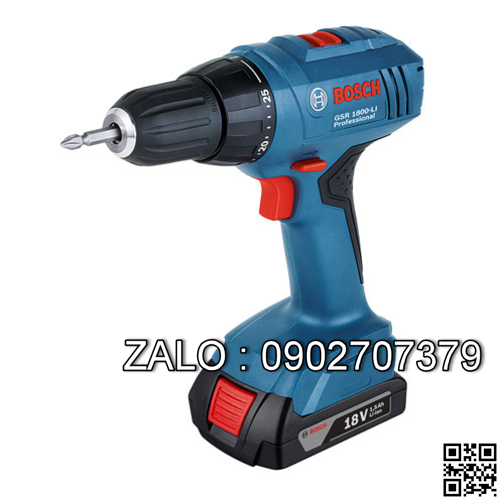 Máy khoan pin Bosch GSR 1800-LI Professional