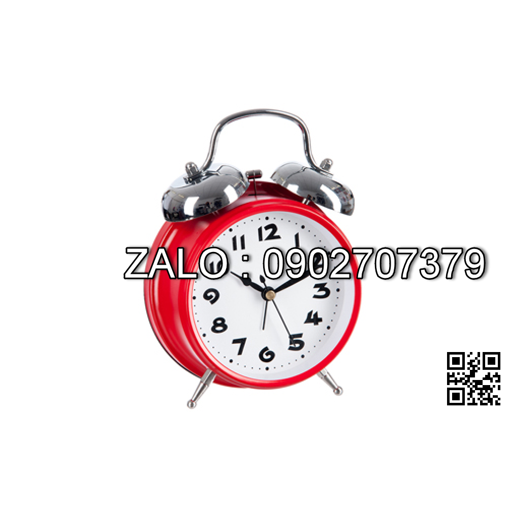 Đồng hồ báo thức màu đỏ