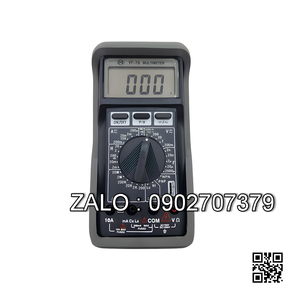 Đồng hồ vạn năng TENMARS YF-78 (1000V, 10A, 20MΩ, 10Mhz)