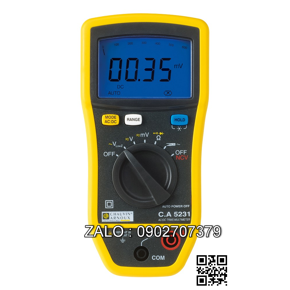 Đồng hồ vạn năng Chauvin Arnoux C.A 5231 (P01196731, True RMS, 1000V)