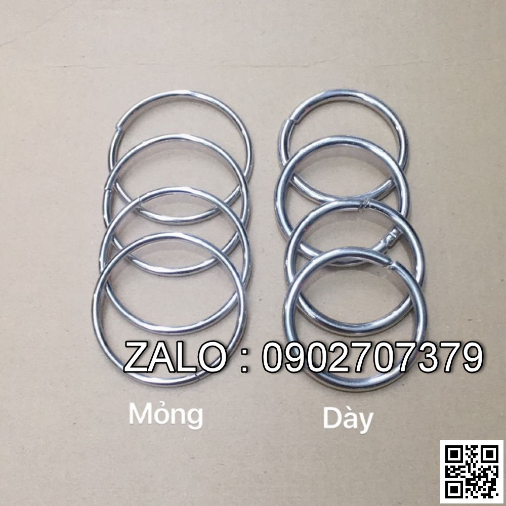 Khoen tròn móc cửa phi 40