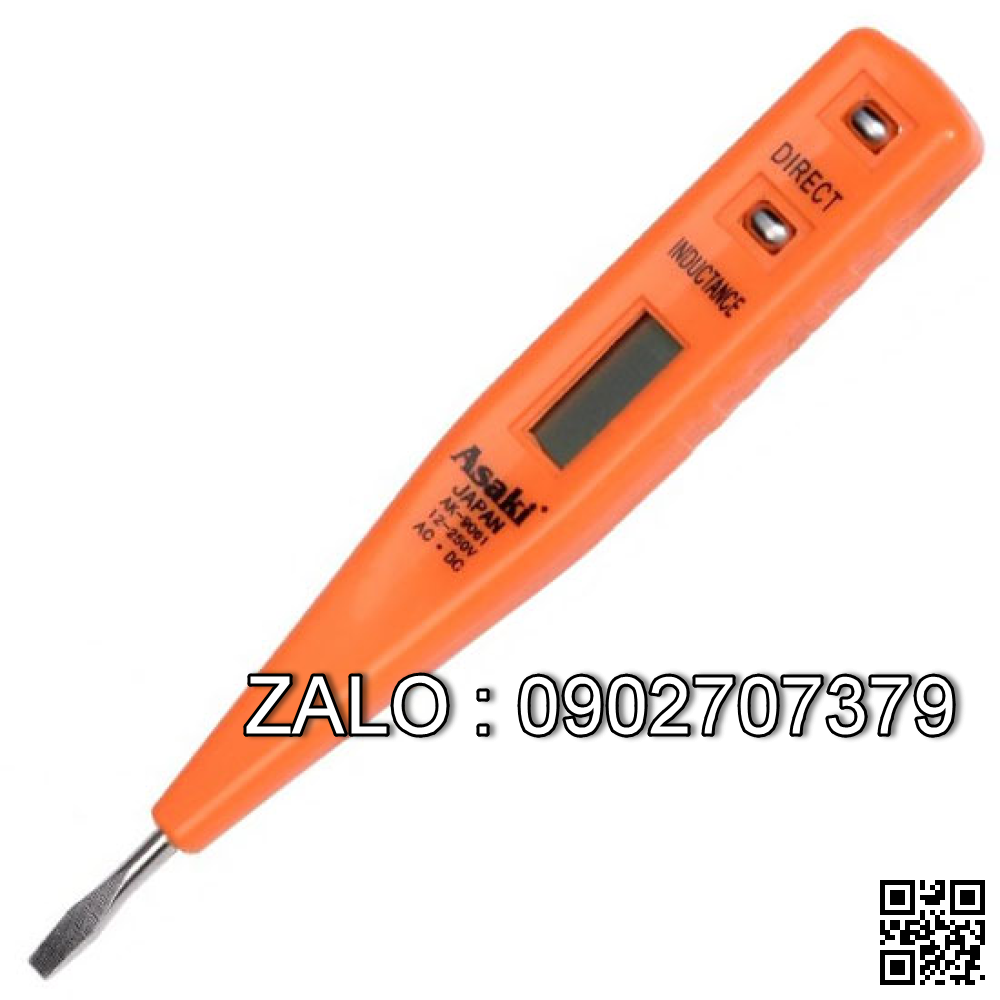 Bút thử điện hiển thị số Asaki 12-220VAC&DC AK-9061