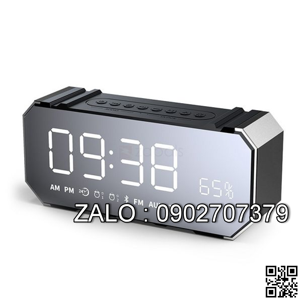 Loa bluetooth kiêm đồng hồ để bàn DG100