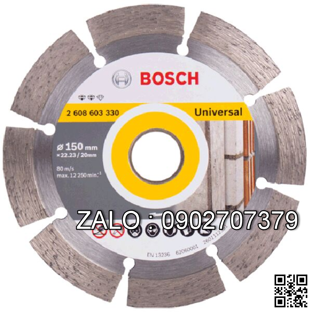 Đĩa cắt đa năng BOSCH 150x22.2mm 2608603330