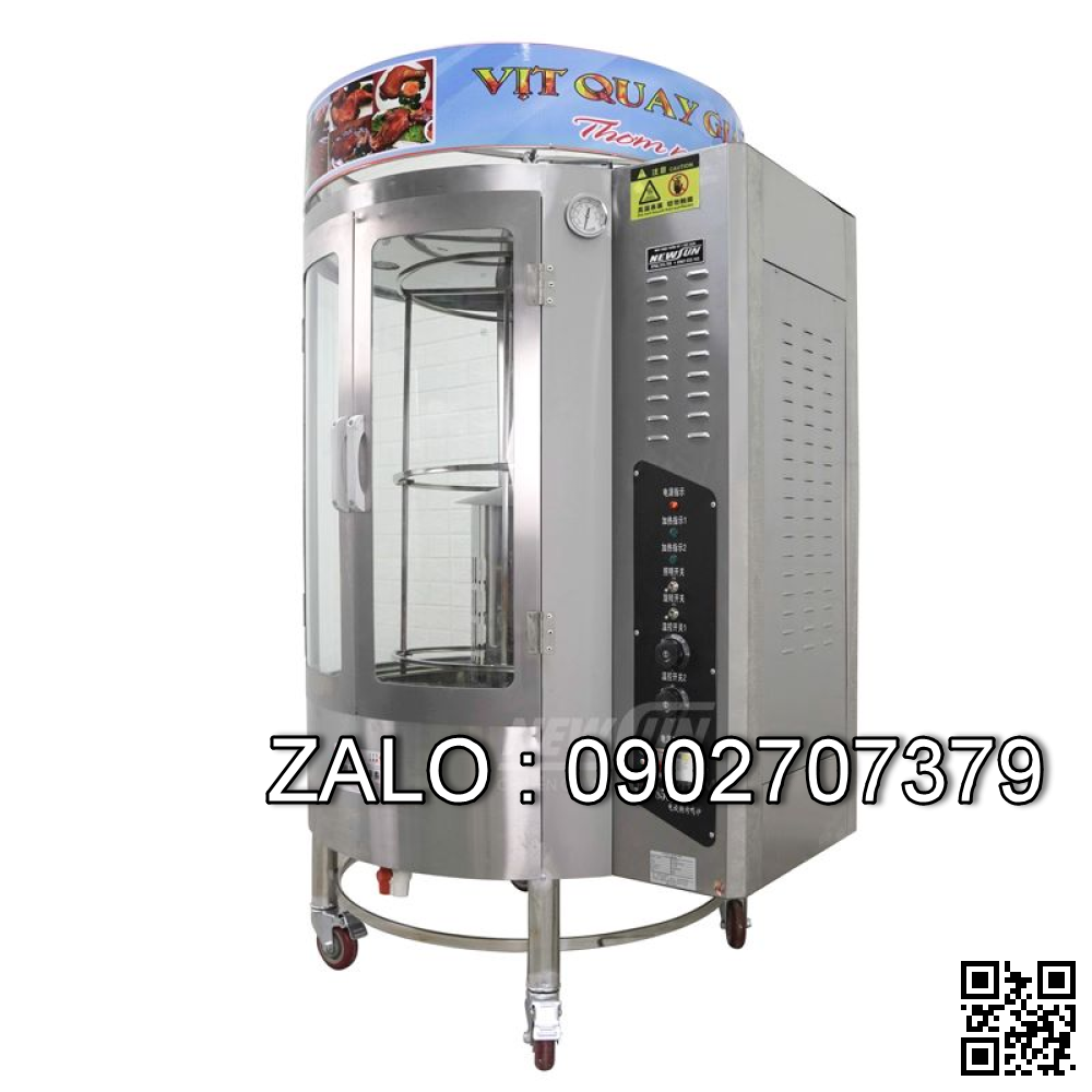 LÒ NƯỚNG QUAY GÀ VỊT BẰNG GAS NEWSUN NS-850-2C