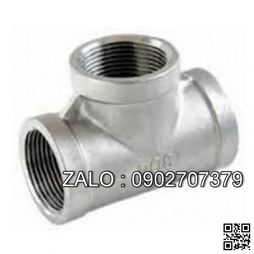 Tê (Tee) đều mạ kẽm D49