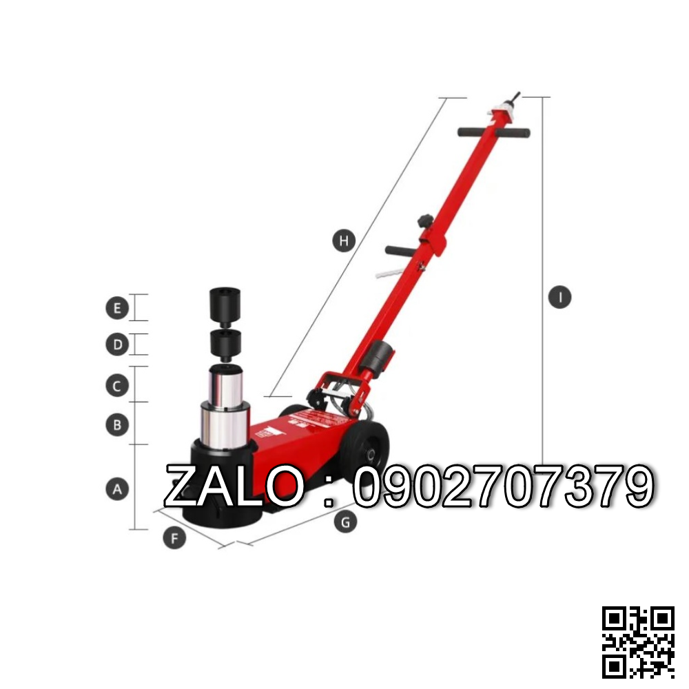 Con đội kích thủy lực 40/80t tay thẳng