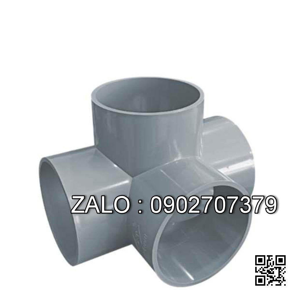 Tứ thông thập góc nhựa phi 200 Tiền Phong