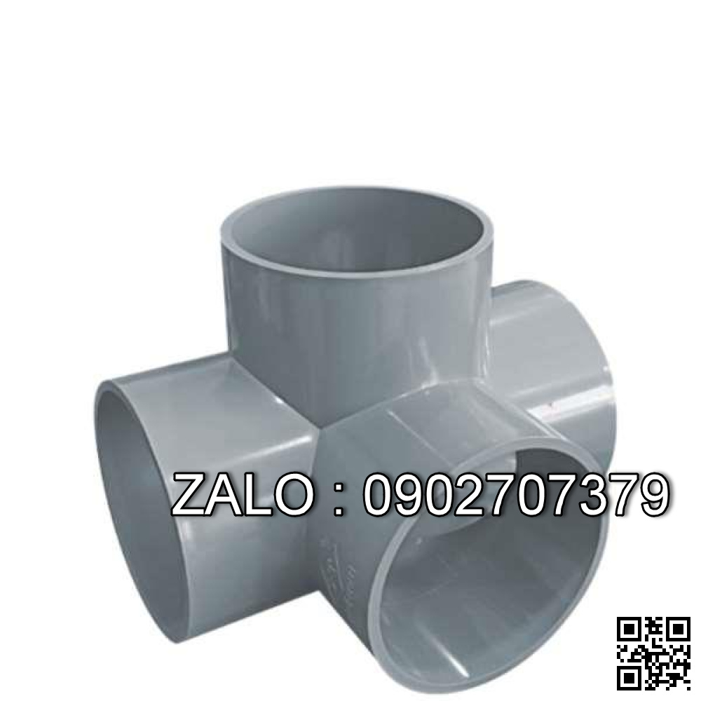 Tứ thông thập góc nhựa phi 114 Tiền Phong