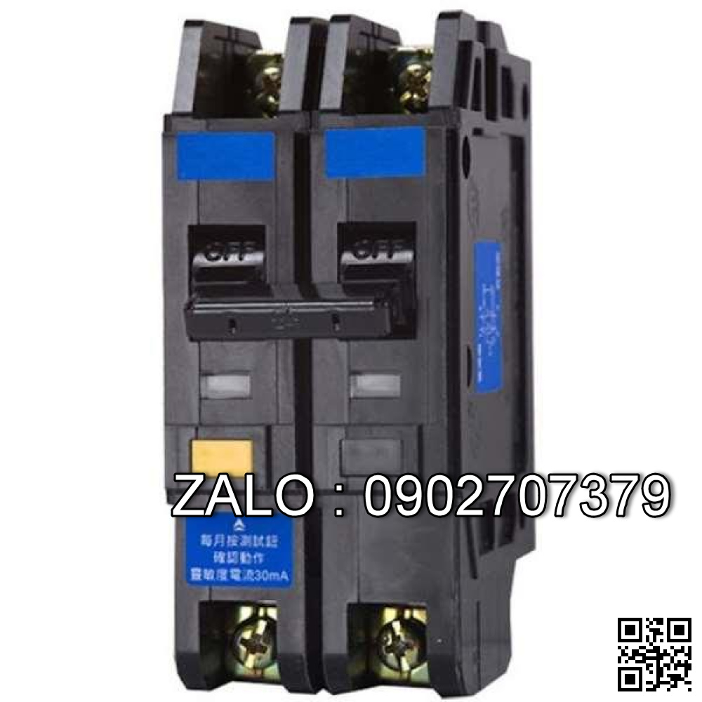 MCB Tép đen NVB-50L 2P 30A 5KA