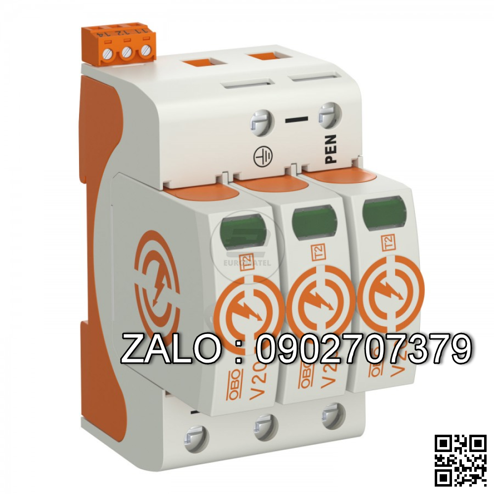 Thiết bị cắt lọc sét 3 pha V20-3+FS-280 OBO 5095283