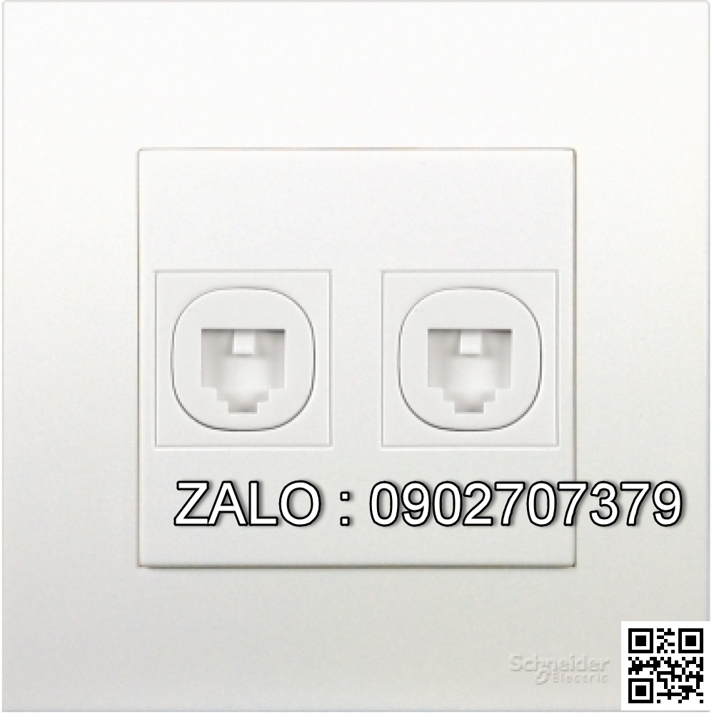 Bộ 2 ổ cắm điện thoại Clipsal / Schneider KB32TS