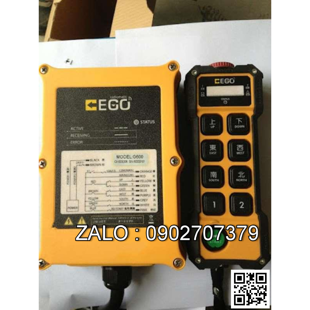 Bộ điều khiển từ xa cầu trục EGO G800