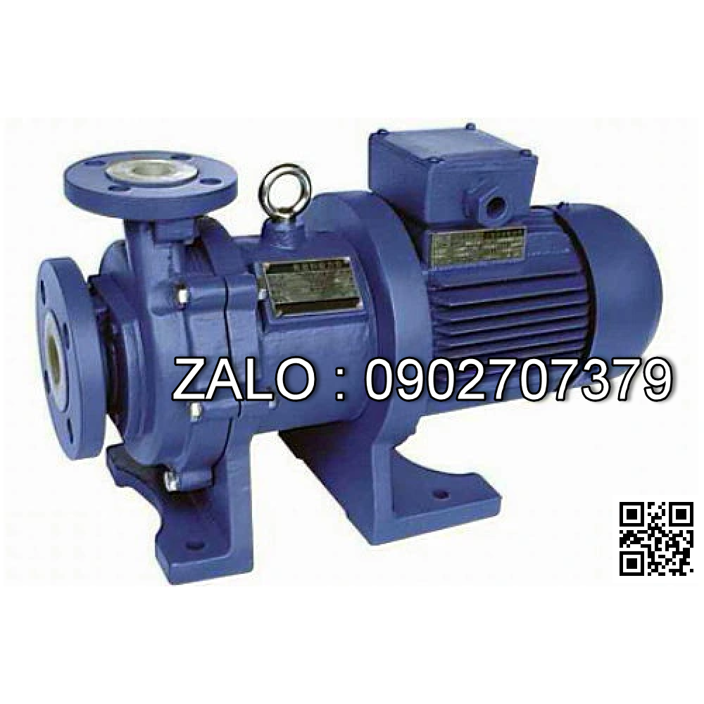 Bơm axit CQB40-32-115F, Lưu lượng: 6.3 m3/h, Công suất: 0.57 Kw