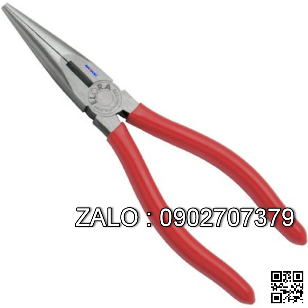 Kìm mũi nhọn thẳng, cán bọc nhựa, chuẩn DIN ISO 5745
