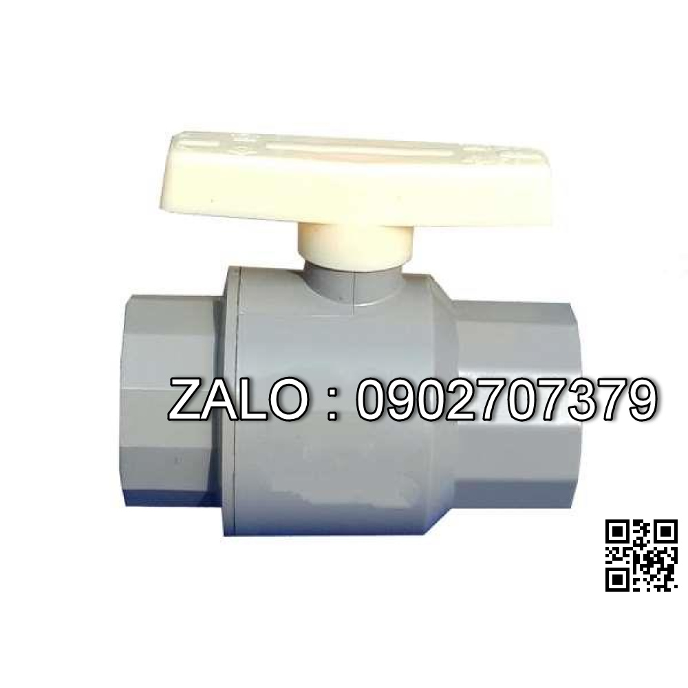 Van khóa nước nhựa tay gạt nước nhựa màu trắng 42