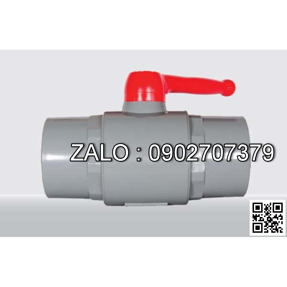 Van khóa nước nhựa tay gạt nước nhựa màu xanh 90