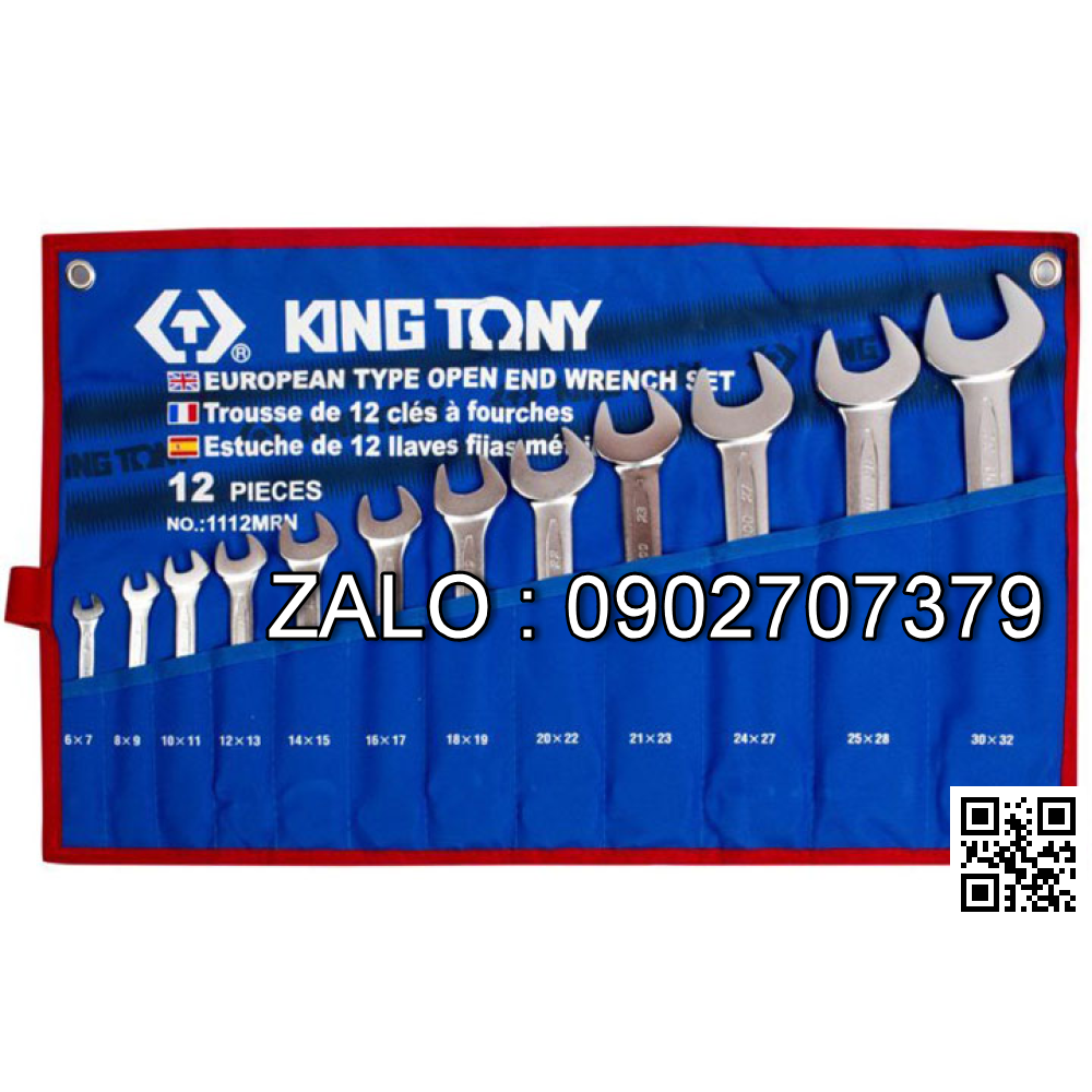 8-22mm bộ hai đầu miệng 6 cái Kingtony 1306MR