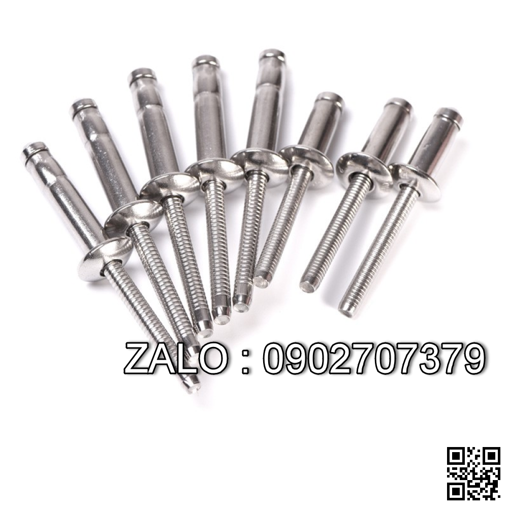 Đinh rút sắt mj kẽm có ren 6,4mm dài 24,64mm