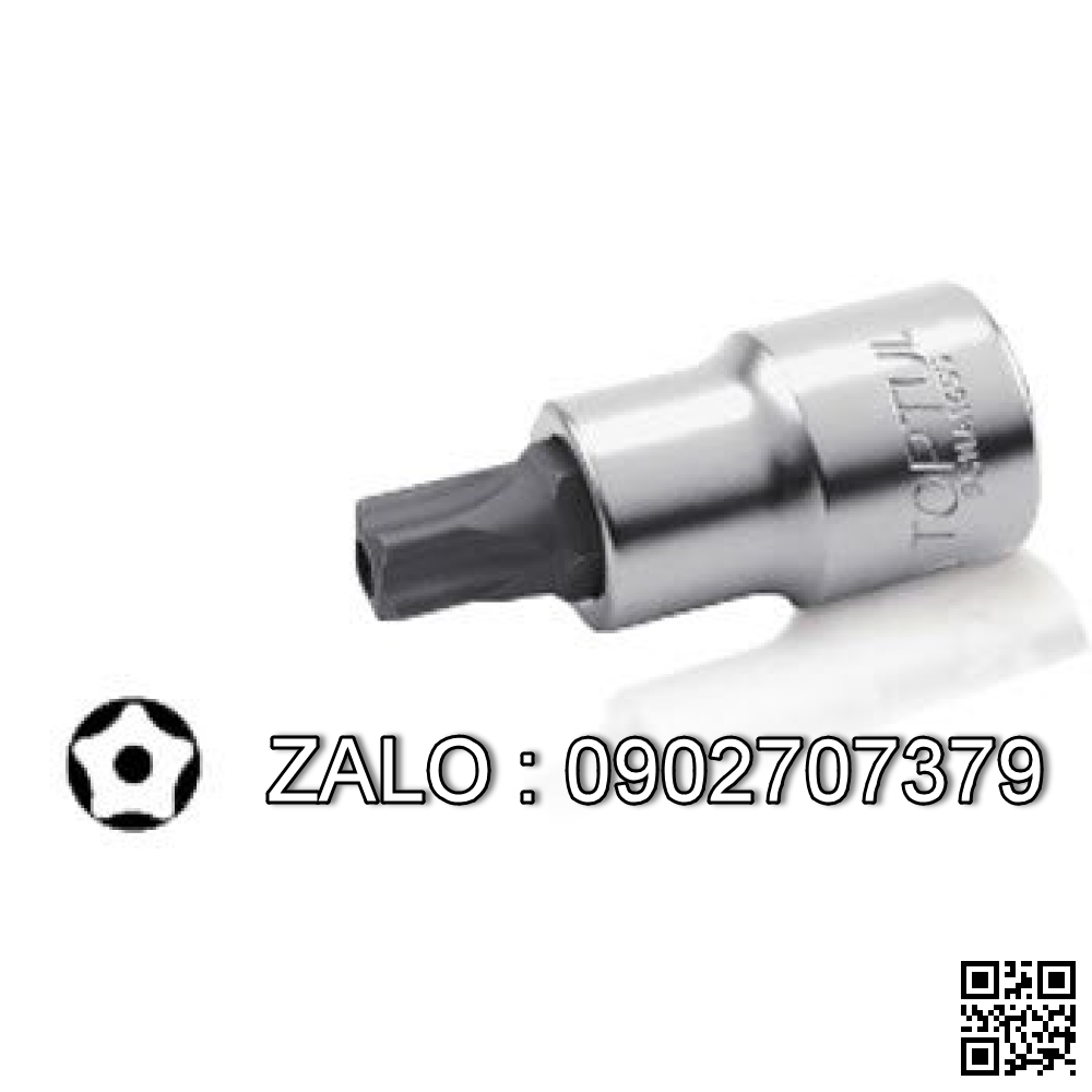 Đầu tuýp mũi hoa thị(torx) TOPTUL
1/4