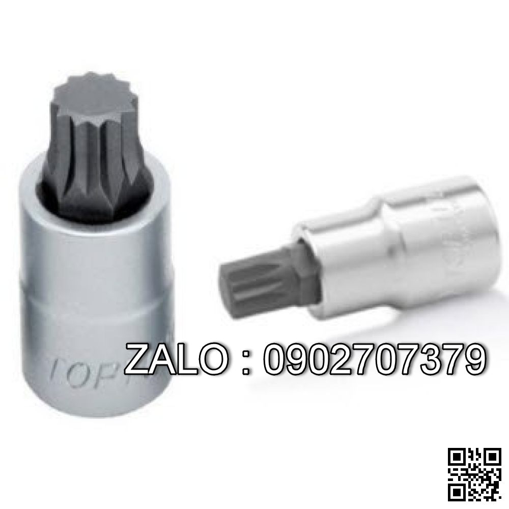 Đầu tuýp mũi bông 12 cạnh(triple square) TOPTUL 1/2
