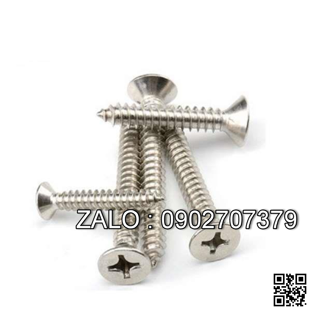 Ốc đầu bằng inox 304 M3.5x16